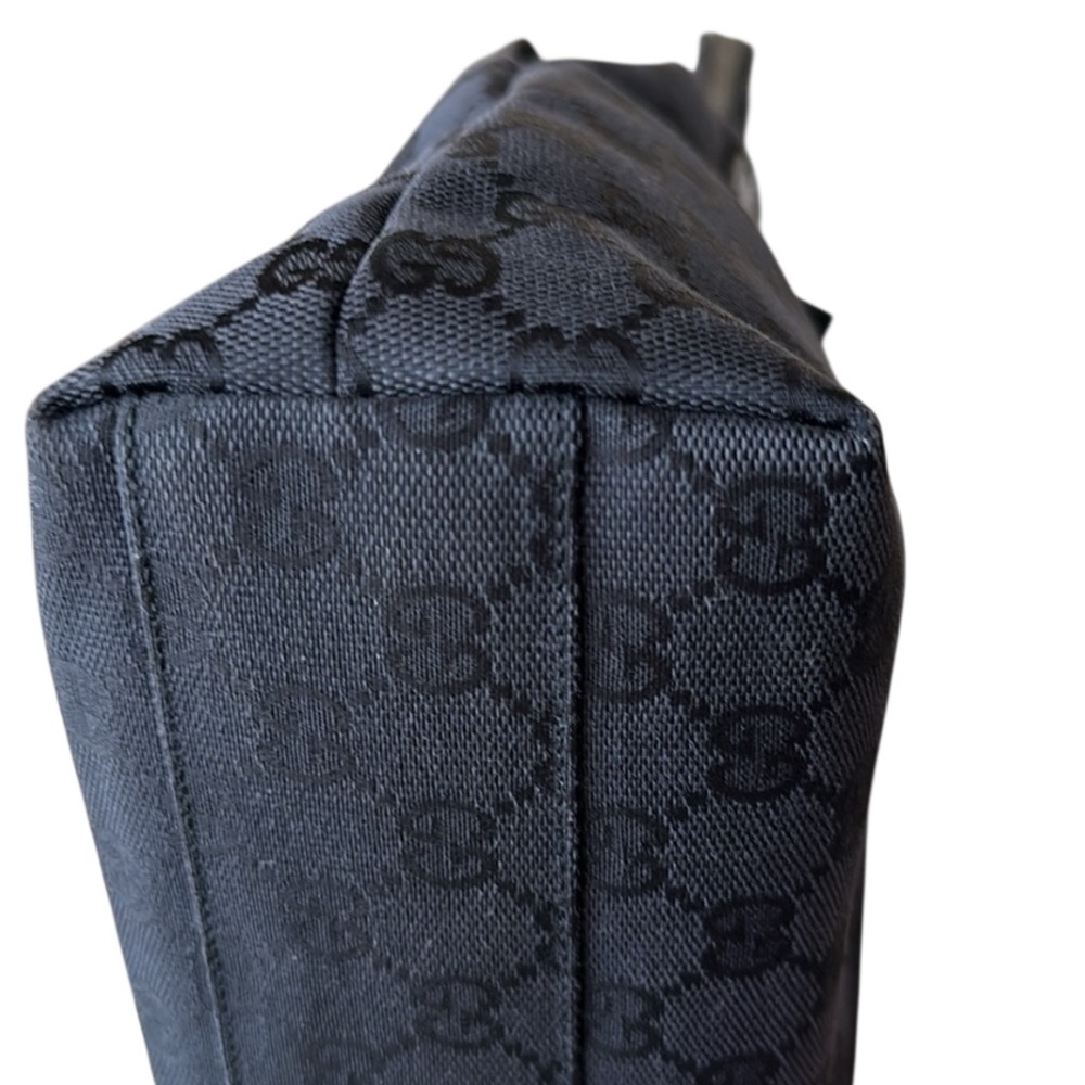 Gucci Black Monogram Tote Bag - Picture 9 of 16